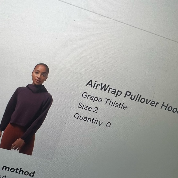 Lululemon air wrap hoodie size 2 nwot - Picture 4 of 6